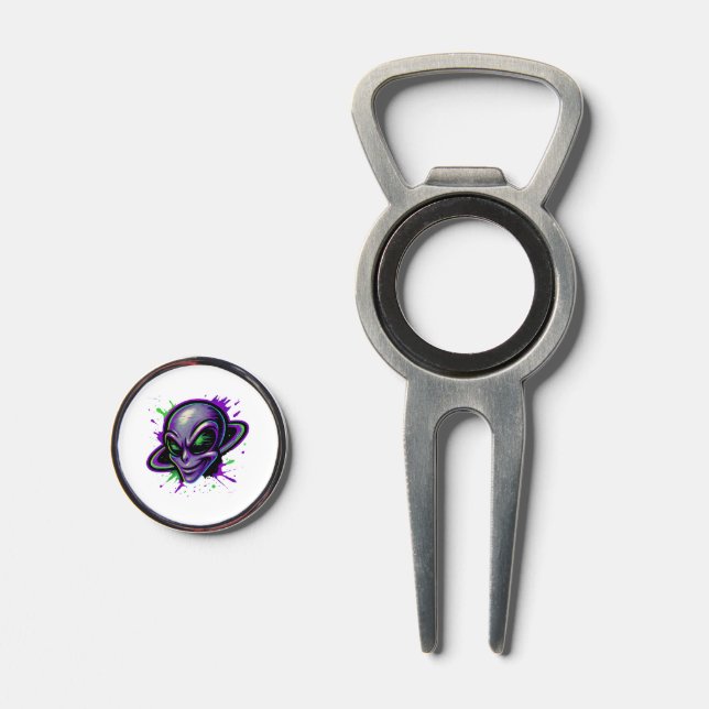 Wicked Shot Alien Divot Tool (Front (Open))