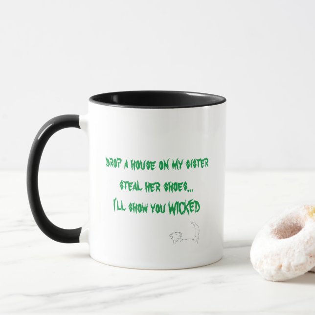 wicked sister mug (With Donut)