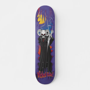 Wicked Skull Skate Skateboard Deck