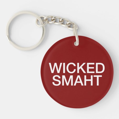 Wicked Smaht Keychain