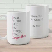 Personalized Best Stepmom Ever Skinny Tumbler