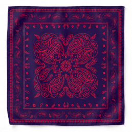 Wicked Style Red and Purple  Bandana