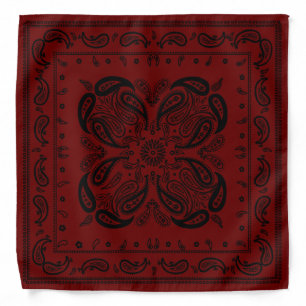 Wicked Style Wine Red Bandana