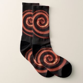 Wicked swirls socks