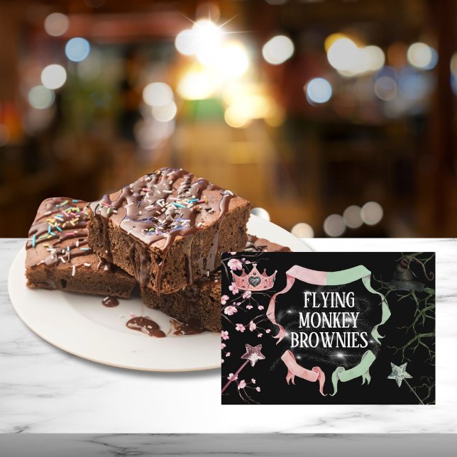 Wicked Theme Tent Food Card (Creator Uploaded)