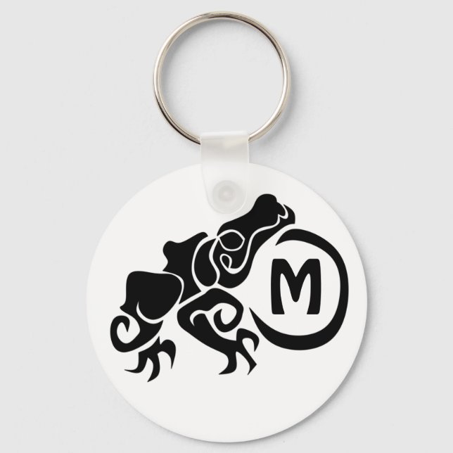 Wicked Tribal Frog Keychain (Front)