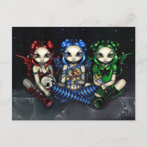 "Wicked, Tricksy and False" Postcard