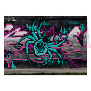 Wicked Turquoise Spider Cards