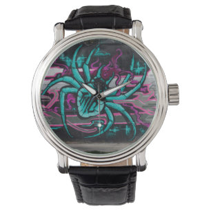 Wicked Turquoise Spider Watch