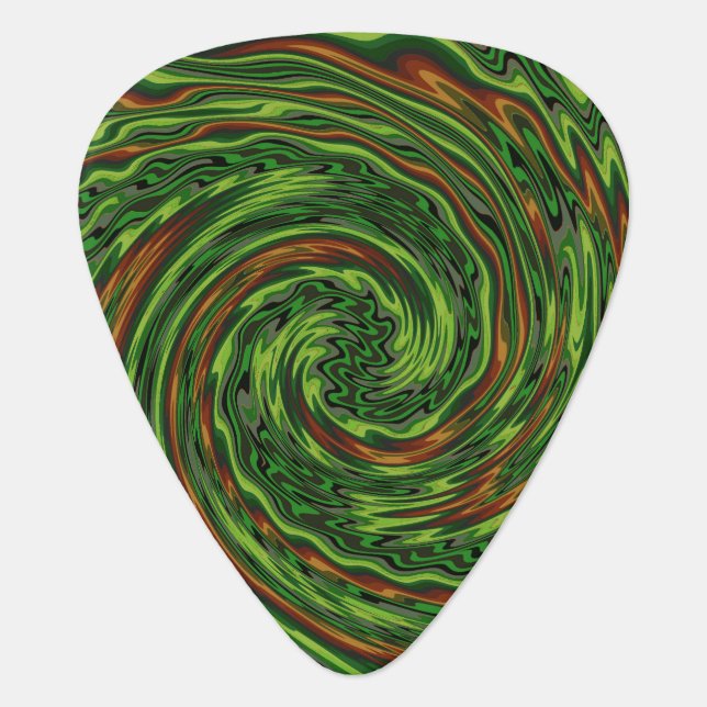 Wicked Twist Guitar Pick (Front)