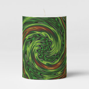 Wicked Twist Pillar Candle