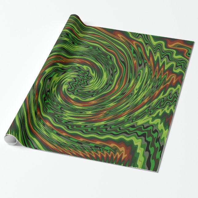 Wicked Twist Wrapping Paper (Unrolled)