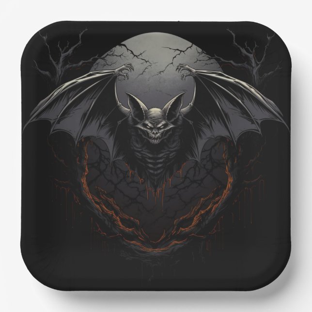 Wicked Whimsy Paper Plates (Front)