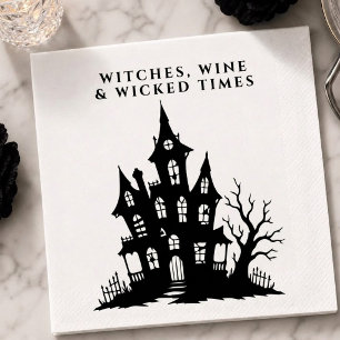 Wicked, Wine & Wicked Times  Halloween Party  Napkins