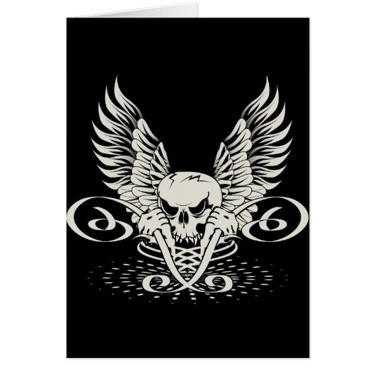 Wicked Winged Skull Cards (Front)