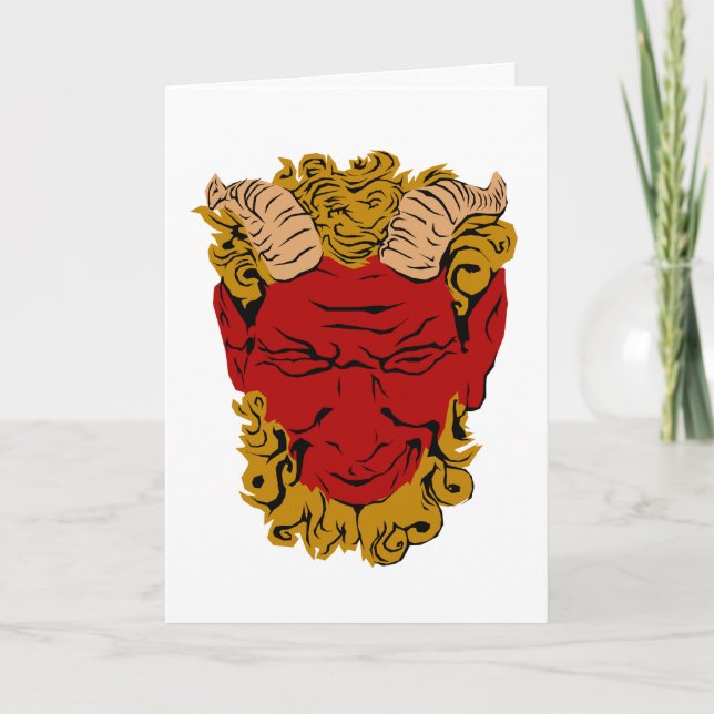 Wicked Winter Greeting Card From Krampus (Front)