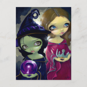 Wicked Witch and Glinda Postcard