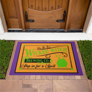 Wicked Witch Brewing Co. – Stop In for a Spell Doormat