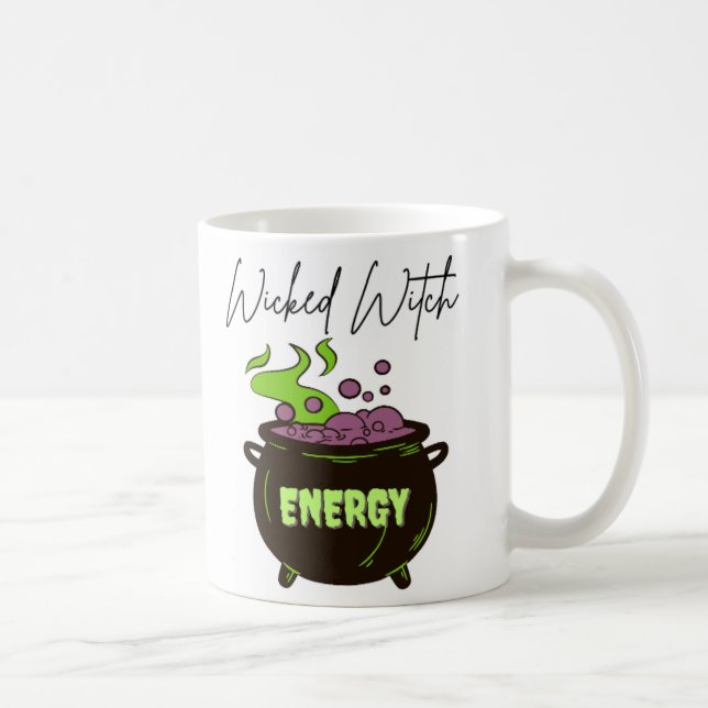 Wicked Witch Energy Potion Drink Halloween Gift Coffee Mug (Right)