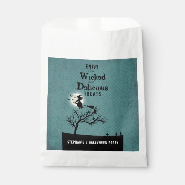 Wicked Witch Favor Bag (Front)