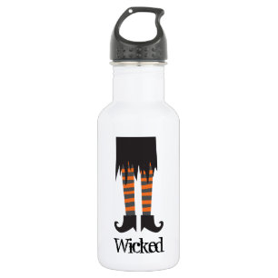 Wicked Witch Funny Halloween Water Bottle