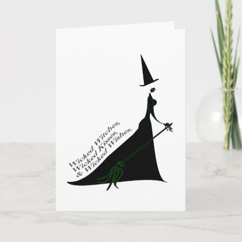 Wicked Witch Kiss Card