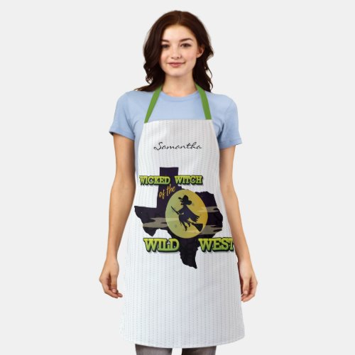 Wicked Witch of the Wild West Apron
