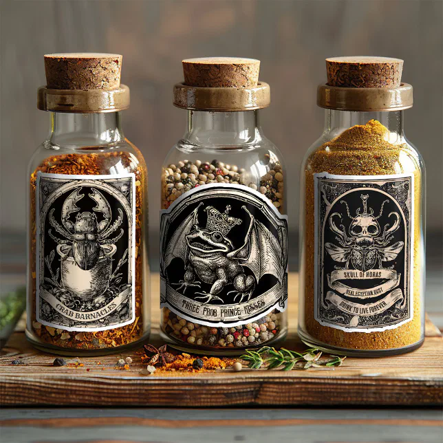 Wicked Elixir Labels Wicked Witch Pantry Wizardry Potion Bottle Labels | Zazzle