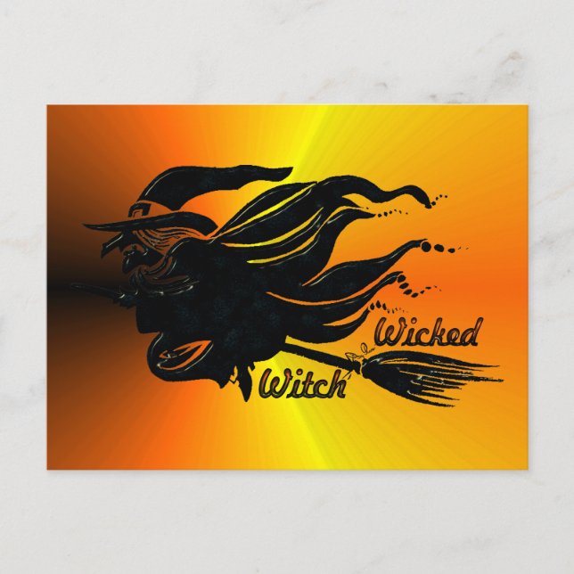 Wicked Witch Postcard (Front)