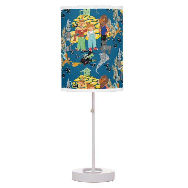 Wicked witch, scarecrow and lion pattern table lamp (Front)