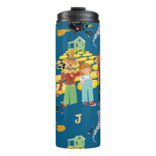 Wicked witch, scarecrow and lion pattern thermal tumbler