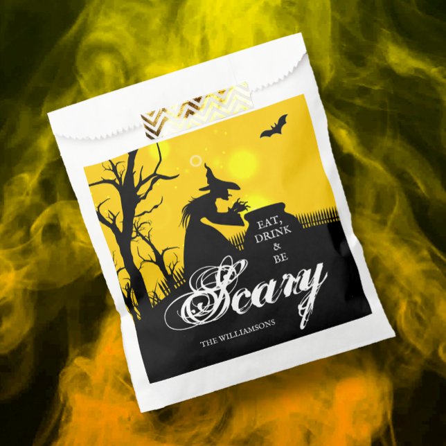 Wicked Witch Silhouette Halloween Favor Bag (Creator Uploaded)