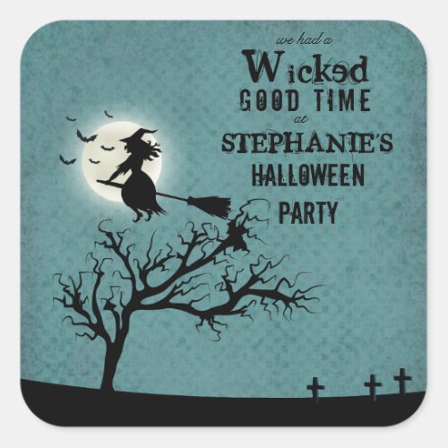 Wicked Witch Square Sticker
