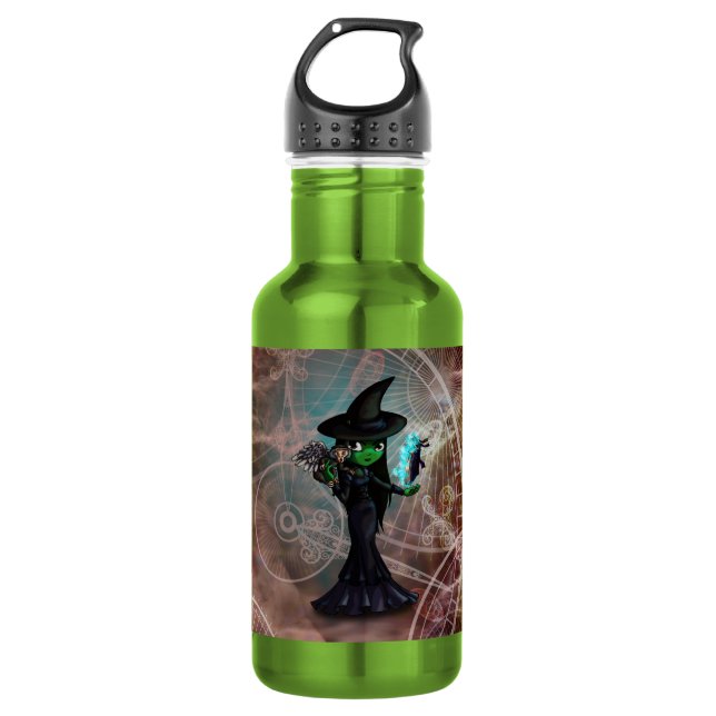 Wicked Witch Stainless Steel Water Bottle (Front)