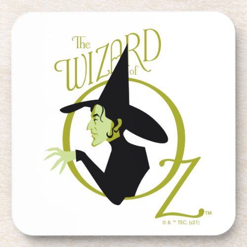 Wicked Witch The Wizard Of Oz Logo Beverage Coaster