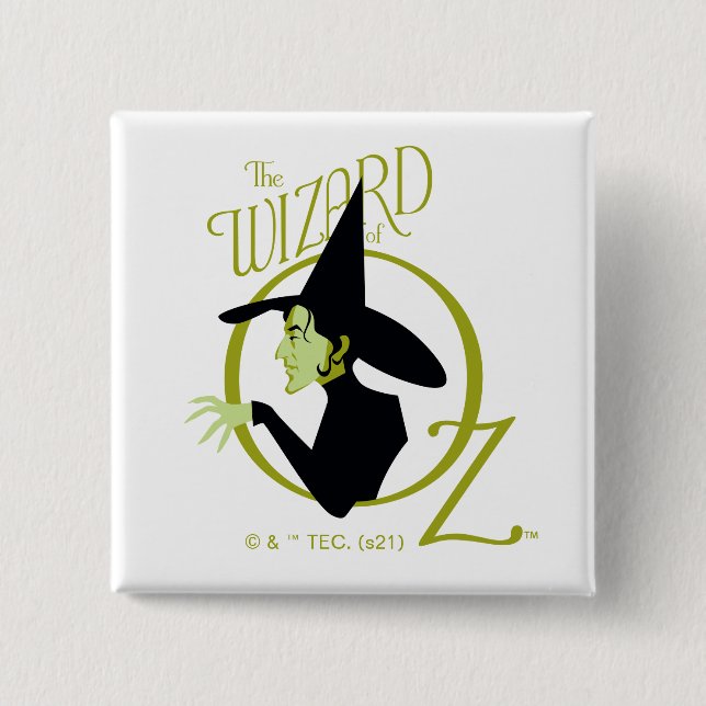 Wicked Witch™ The Wizard Of Oz™ Logo Button (Front)