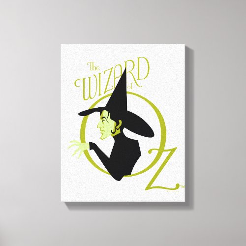 Wicked Witch The Wizard Of Oz Logo Canvas Print