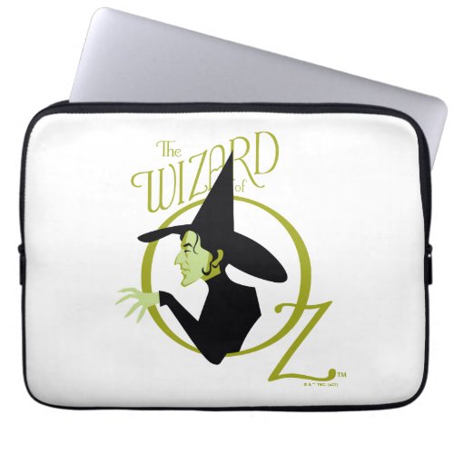 Wicked Witch The Wizard Of Oz Logo Laptop Sleeve