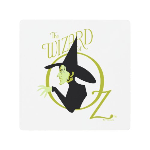 Wicked Witch The Wizard Of Oz Logo Metal Print