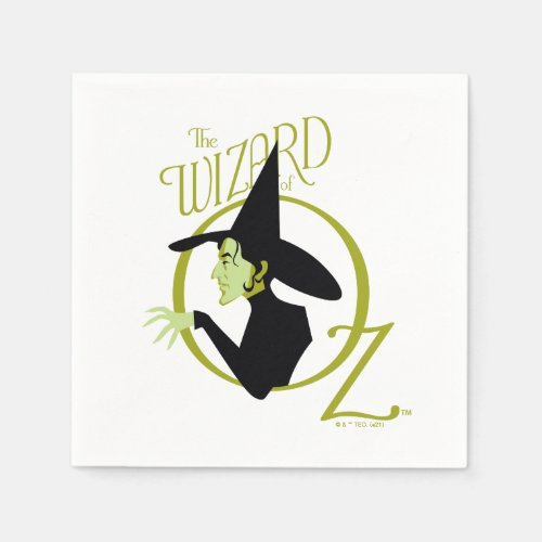 Wicked Witch The Wizard Of Oz Logo Napkins
