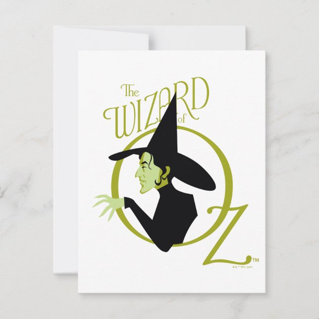 Wicked Witch™ The Wizard Of Oz™ Logo Note Card (Front)