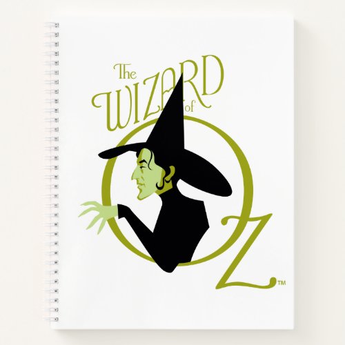 Wicked Witch The Wizard Of Oz Logo Notebook