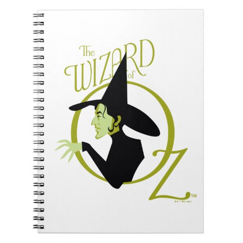 Wicked Witch The Wizard Of Oz Logo Notebook