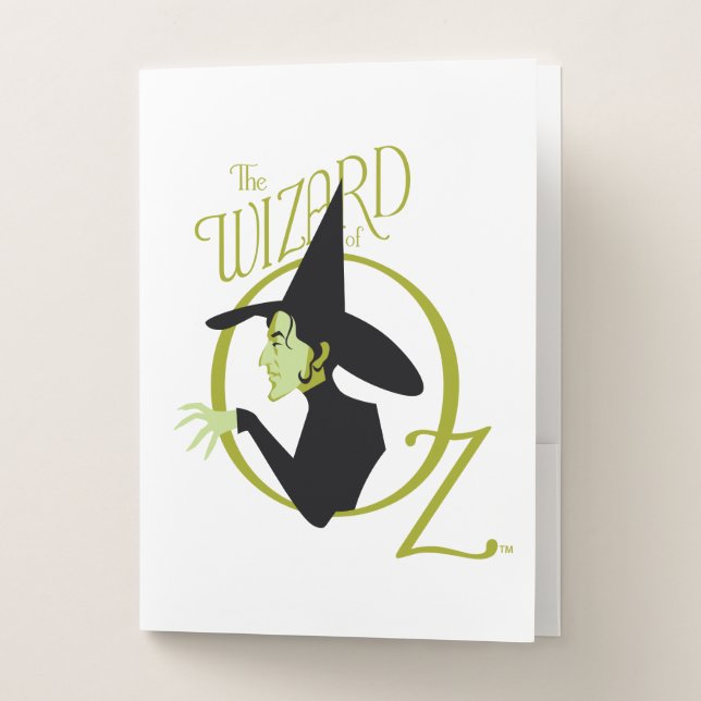 Wicked Witch™ The Wizard Of Oz™ Logo Pocket Folder (Front)