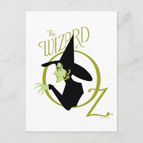 Wicked Witch The Wizard Of Oz Logo Postcard