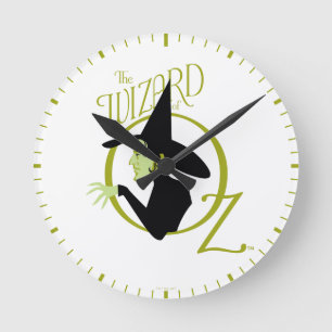 Wicked Witch™ The Wizard Of Oz™ Logo Round Clock
