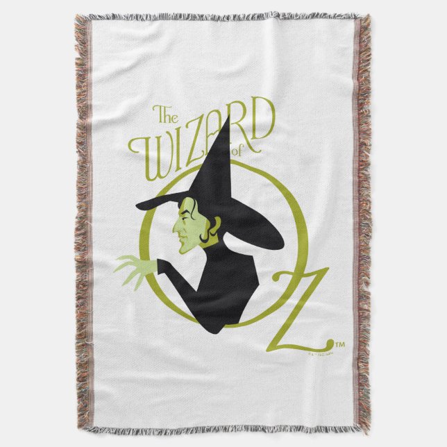 Wicked Witch™ The Wizard Of Oz™ Logo Throw Blanket (Front Vertical)
