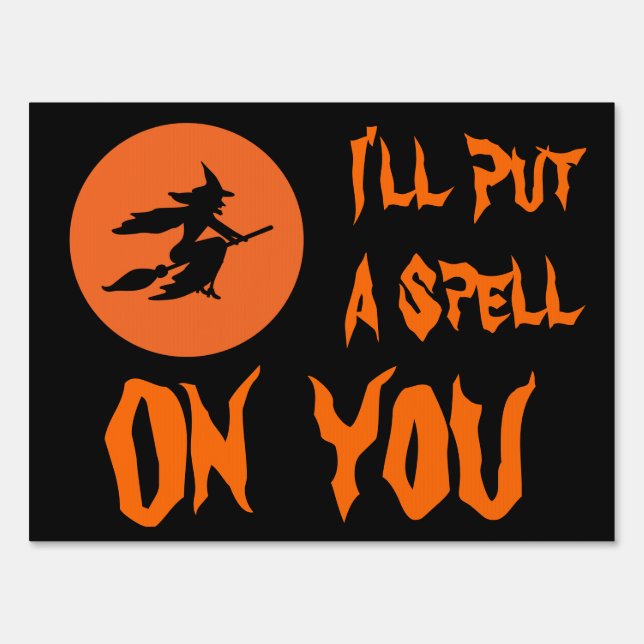 Wicked Witch Yard Sign (Front)
