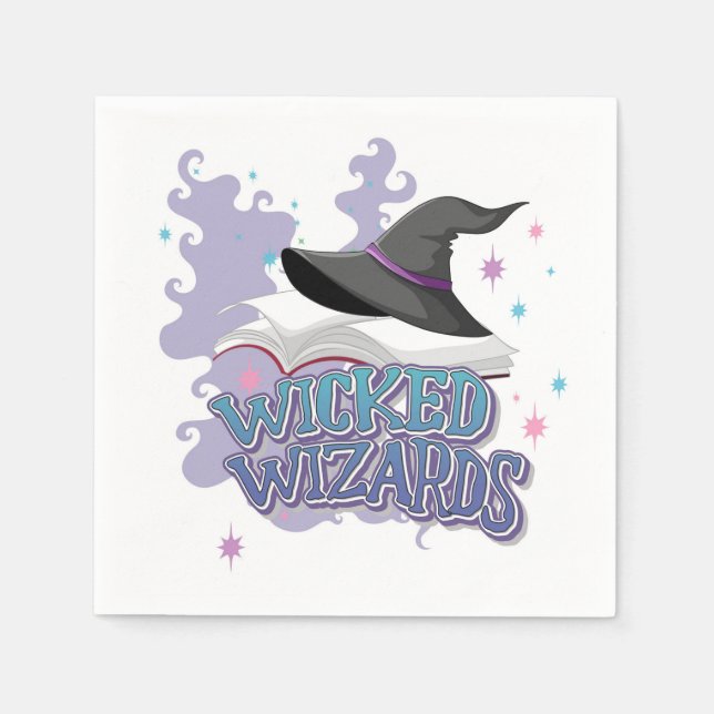 Wicked Wizards Napkins (Front)