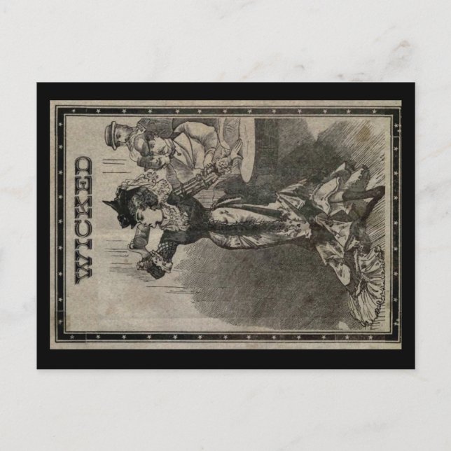 Wicked Woman Postcard (Front)